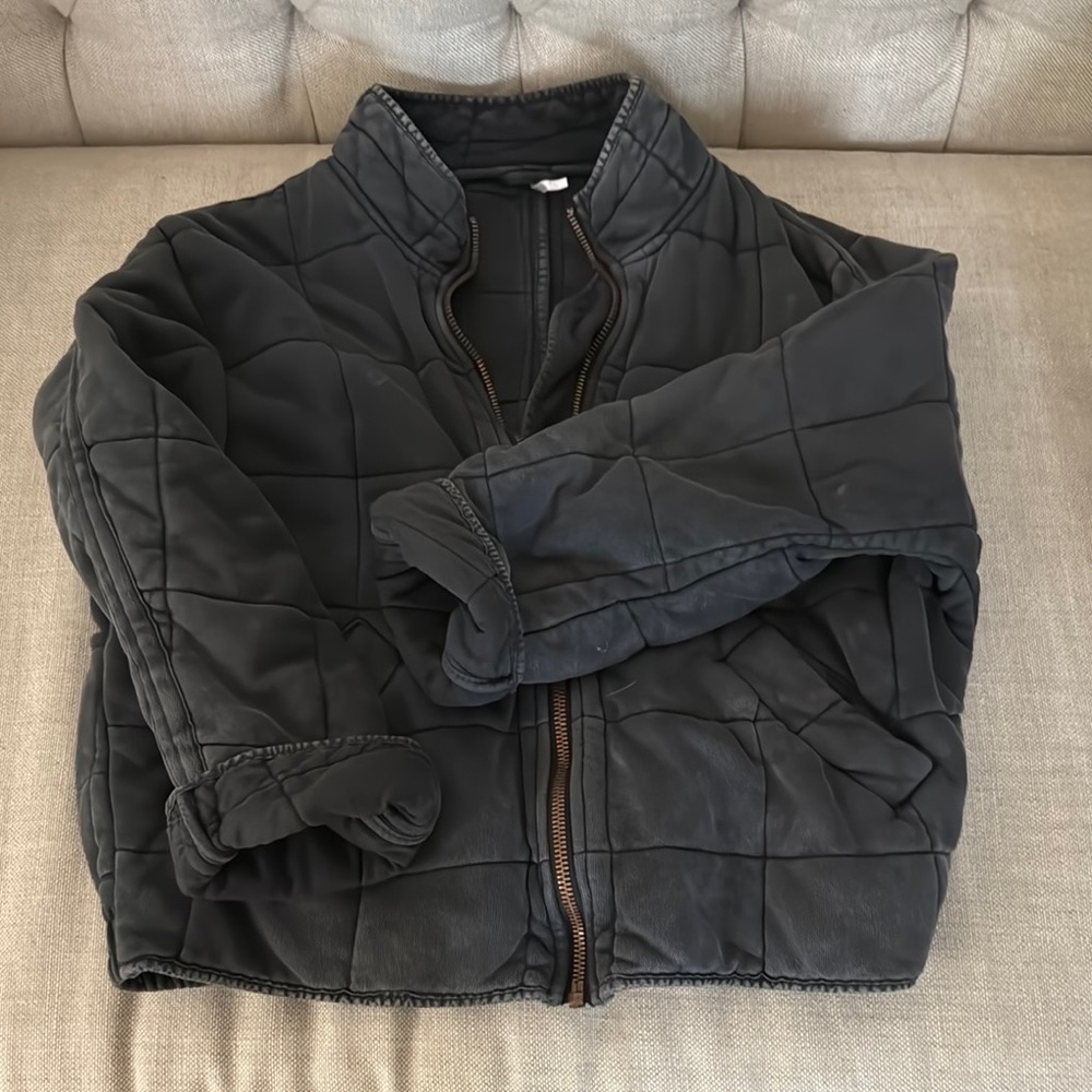 Dolman quilted Knit Jacket